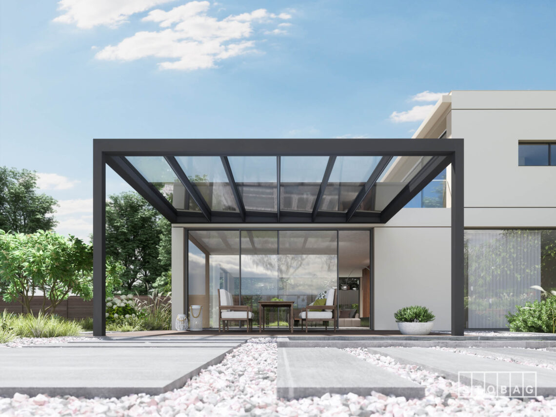 Glasdach Pergola Rey Metall GmbH
